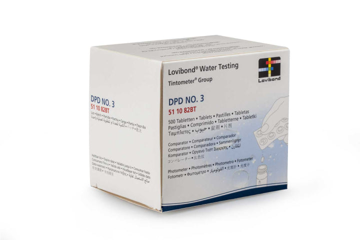Testtablett total klor DPD3, 500 tabletter Testtablett total klor DPD3, 500 tabletter